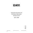 ACEC RFI1600 Manual de Usuario